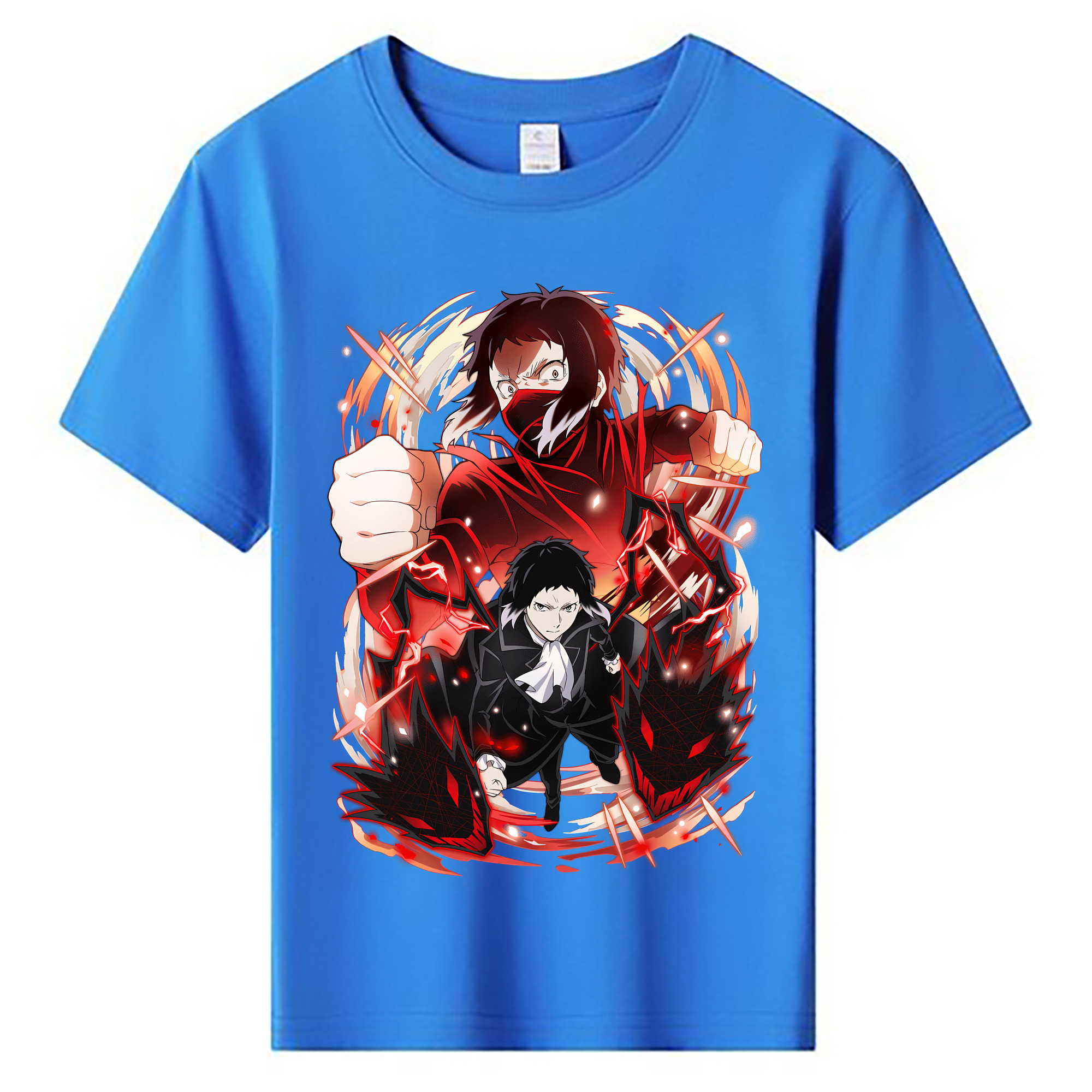 （画像用） 文豪ストレイドッグス Bungo Stray Dogs 綿100％キッズTシャツ（フロントプリント）